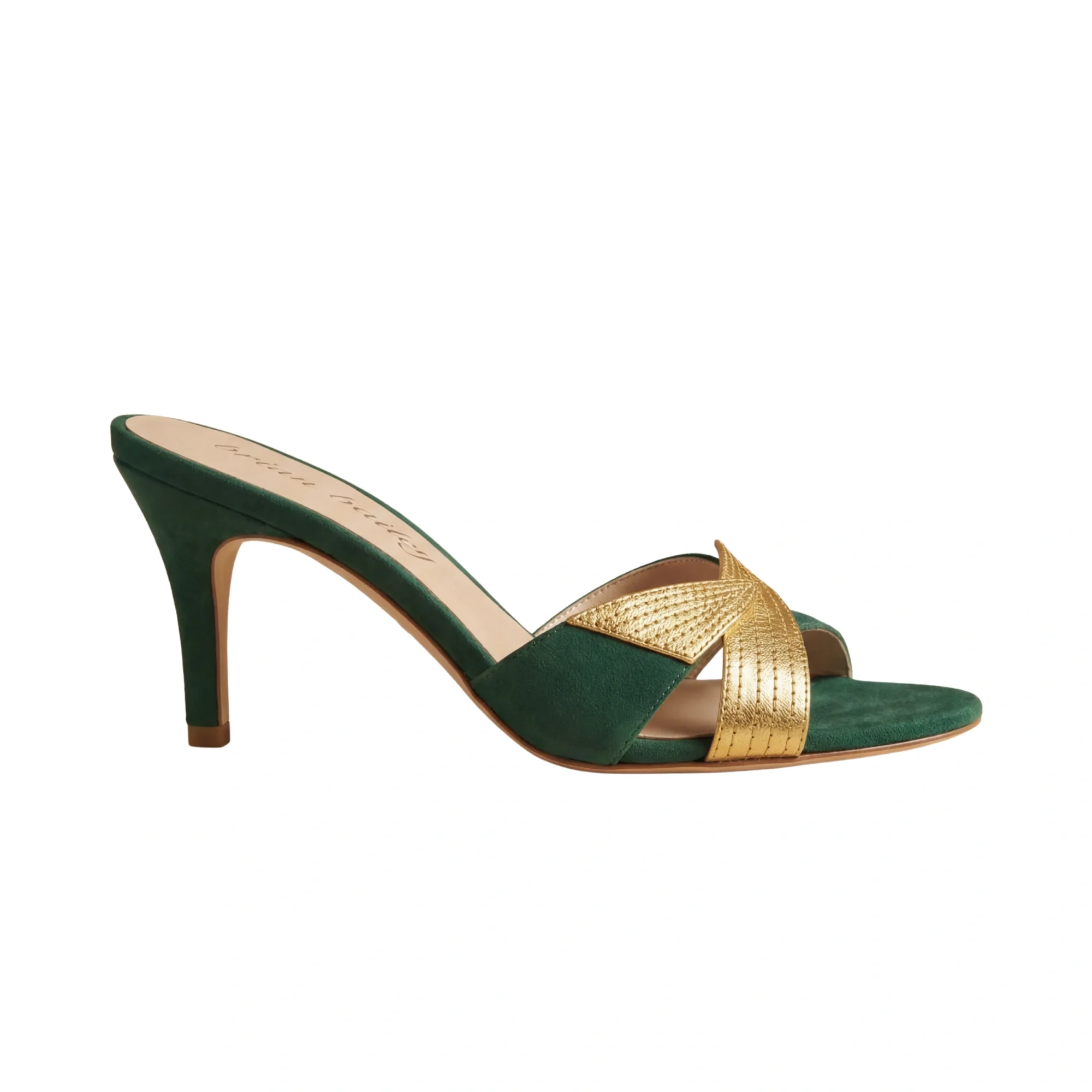 Emerald Moss Gilded Butterfly